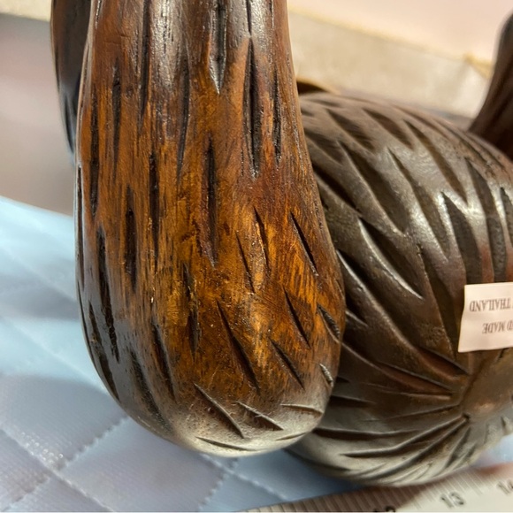 Vintage Solid Wood Jointed Teddy Bear Movable Arms Legs and Head Rare Christmas - Picture 9 of 13